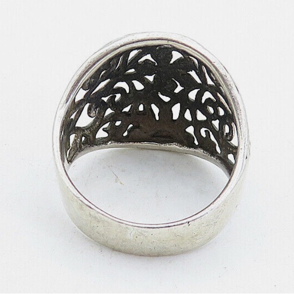 Sterling Silver Dome ring - Size 9 - Picture 2 of 3